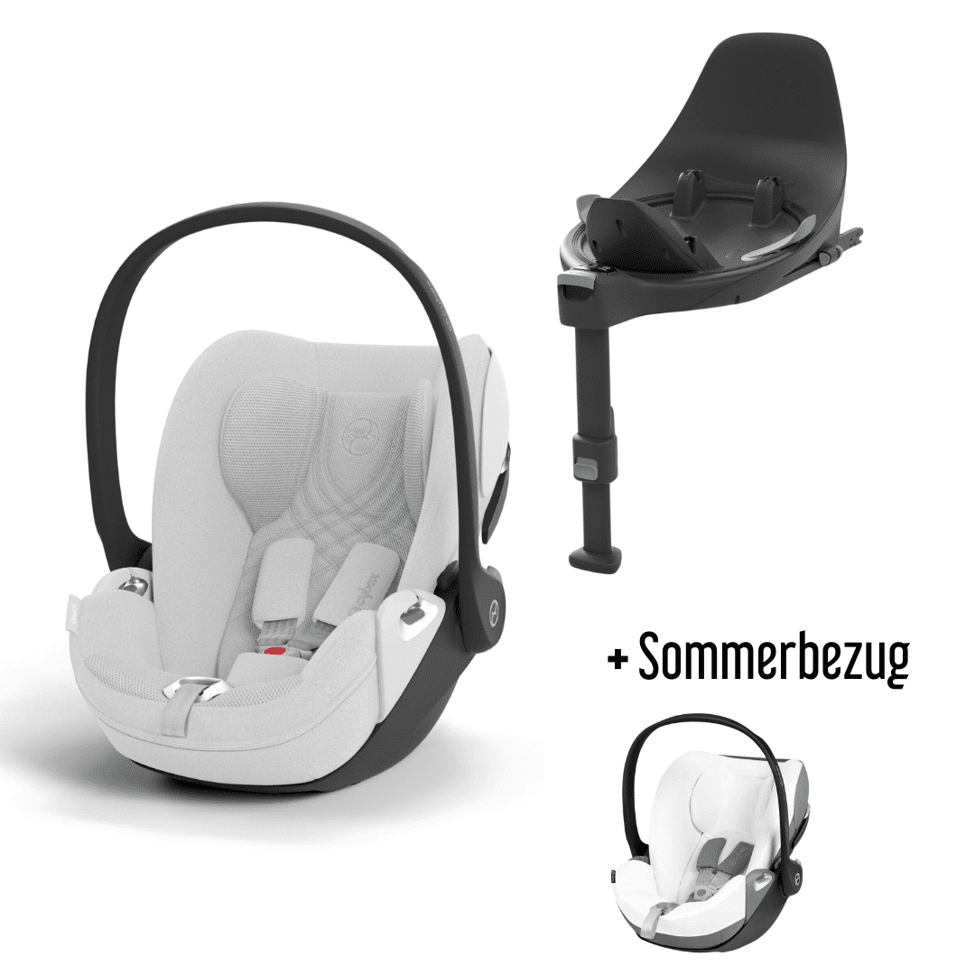 CYBEX Cloud T i-Size Plus light beige Babyschale inkl. Base T + Sommerbezug  – CYBEX Cloud T i-Size Plus light beige Babyschale inkl. Base T + Sommerbezug bei babybrands.de kaufen ✓ sicher, einfach & bequem online bestellen ✓